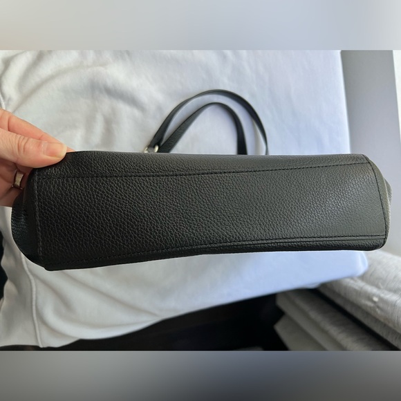 Coach Kelsey Black Leather Crossbody Purse - Picture 7 of 11